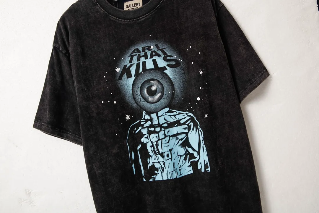 GALLERY. DEPT new short-sleeved T-shirt Style number: D2331 P116 Color: Black Size: S M L XL